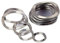 Rondelles élastiques à trois ondulations en acier inoxydable 304 for arbres de roulement, 50 pièces, M3 4 5 6 8 10 12 16 19 21 M25(M25x31x0.3mm)