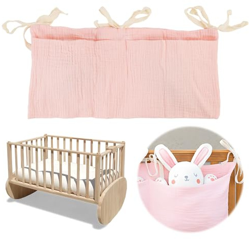 EceoThsy Baby-Schlafsaal-Organisator, Hängematte-Organisator Doppeltasche, Spieltasche, Zusatzbett Baby-Organisator, Windelspeicher, Truckey, Ideal für Kindergarten und Klapptisch, Größe: (40X20CM)