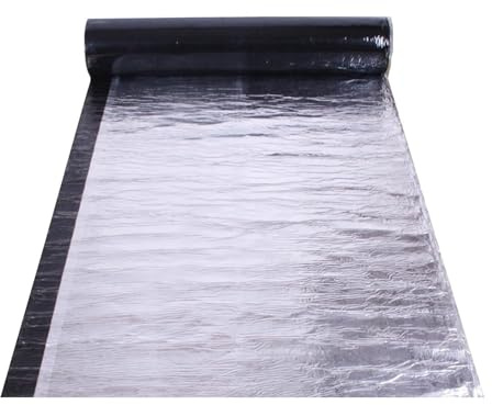 0,06 Zoll Dickes, wasserdichtes Dachreparaturband aus Asphalt, Dachpappe auf Rolle aus Aluminiumfolie, Dachschutzband mit UV-Schutz, Unterlage für Dachrinnenreparatur, Dach, Bootsa