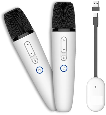 Tesla Dual Wireless Karaoke Microphones