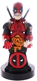 Cable Guys - Marvel Deadpool Zombie Gaming Accessories Holder & Phone Holder for Most Controller (Xbox, Play Station, Nintendo Switch) & Phone