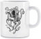 Poulpe Scaphandre Autonome Plongeur Casque Tasse Ceramic Mug Cup