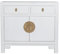 Fine Asianliving Chinesischer Schrank Schneeweiß - Orientique Kollektion B90xT40xH80cm China Chinesischer Schrank Chinesischer Hochzeitsschrank Orientalische Möbel Asiatische