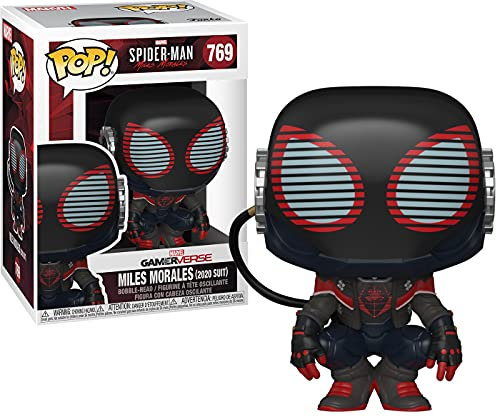 Funko Pop! Games: Miles Morales - 2020 Suit - Spider-Man - Miles Morales Game - Vinyl-Sammelfigur - Geschenkidee - Offizielle Handelswaren - Spielzeug Für Kinder und Erwachsene - Video Games Fans