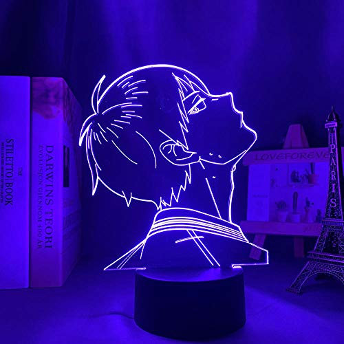 Anime Hankyuu Tobio Kageyama Nachtlicht für Schlafzimmer Dekoration Nachtlicht 3D Manga Illusion Licht Kinder Geburtstagsgeschenk-7 Farben Keine Fernbedienung_QQ3.