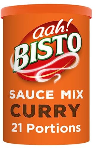 Bisto Quick & Easy Chip Shop Curry Sauce Mix, 185 g Drum (Pack of 1)