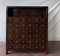 Antiker Apothekerschrank Aktenschrank Büroschrank Apotheke Schrank Sideboard Kommode Kommodenschrank Sideboardschrank mit 36 Schubladen Breite90xHöhe105cm Farbe Nussbaum