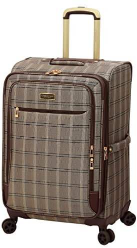 LONDON FOG Brentwood II Erweiterbarer Spinner, Cappuccino, 63,5 cm, Cappuccino, 25-Inch, Brentwood II 63,5 cm Erweiterbarer Spinner