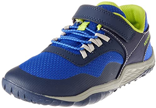 Merrell Jungen Trail Glove 7 A/C Sneaker, Blue Lime, 35 EU