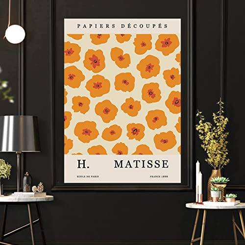 Henri Matisse Poster Bunte Linie Botanischer Baum Grünes Blatt Poster Vintage Abstrakte Pflanze Galerie Poster Minimalistische Wand Bilder Matisse Kunstdrucke Matisse Bild 0609243