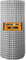 Grillage soudé galvanisé Orework 19 x 19 mm, 1 mm. 100 cm rouleau 25 m