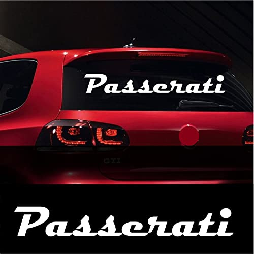 myrockshirt Passerati 80 x 12 cm Aufkleber Sticker Autoaufkleber