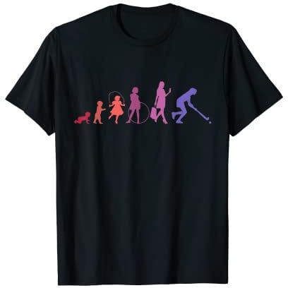 Feldhockeyspieler Hockey Hallenhockey Evolution Feldhockey T-Shirt