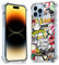 Fashion Pop Art for iPhone 14 Pro Max Case,Cute Cartoon Pop Culture Case for Men Women,Unique Trendy Cool TPU Bumper Case for iPhone 14 Pro Max