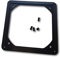 120mm to 140mm PC Fan adaptor plate Mounting Adaptor v2 By Ripe3D (Black)