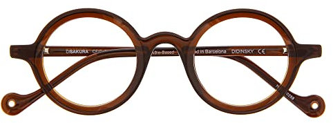 DIDINSKY Lunettes de lecture anti-lumière bleue pour hommes et femmes. Monture en acétate et verres antireflet. Coffee +2.5 – DISAKURA