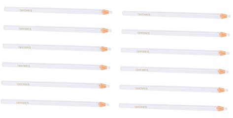 MAGICLULU Wachsmalstifte Markierungsstifte Abziehbare Fettstifte 1 Kasten Spitzfreie Buntstifte Nähmarker für Stoff Papier und Verschiedene Oberflächen Malstifte für Bastel und Heimwerkerprojekte