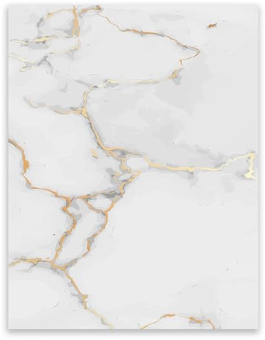 SMTDeco Protection plaque de cuisson, vitrocéramique, verre trempé, pour cuisinières électrique, à induction,planche à découper 30x40 cm une pièce pierre de marbre blanc (110192)