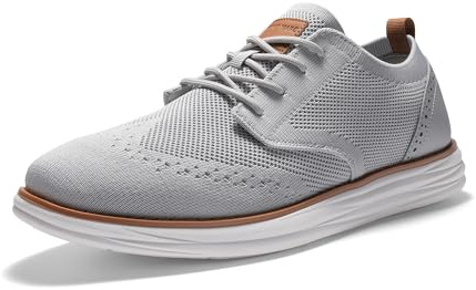 Bruno Marc Zapatos Cordones Verano Vestir Hombre | Upper Punto Transpirable, Puesta Sin Esfuerzo, Entresuela EVA, Suela MD Ligera, Estilo Diario