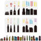 FINGERINSPIRE 4 Teiliges Geschichtetes Malschablonen Set Für Die Skyline Der Stadt 15 cm PET Stadtgebäude Silhouette Zeichenvorlage Architektur Und Lokale Themen Sprühschablone Haus DIY Vorlage