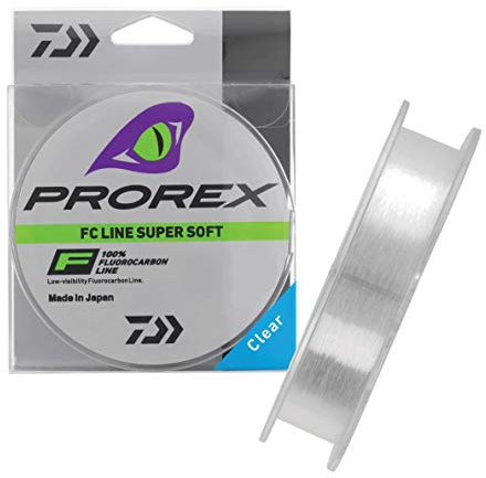 Daiwa Fluorocarbone Prorex Fc Schnur, superweich, 150 m, D.0,16 mm, R.2 kg, durchscheinend, 12995116