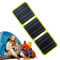 Bvizyelck Paneles solares portátiles,Paneles solares para acampar | Cargador de teléfono celular resistente al agua | Paneles solares plegables para generador portátil al aire libre, central eléctrica