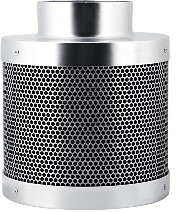 Filtres à Charbon en Acier Inoxydable, Atelier de Purificateur D'air Frais Hydroponique de 4 Pouces, Maison