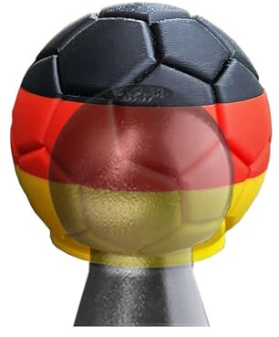 R-Satz Shop Anhängerkupplung Abdeckung Deutschland Fußball Kappe Lustig AHK Kugelschutz Schutzkappe Fanartikel