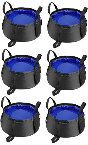Mipcase 6 Pcs Wash Bucket Water Cup Camping Bucket Bubble Water Bag Basin Portable Bucket Kettle Water Bottle Waterbottle Water Mug