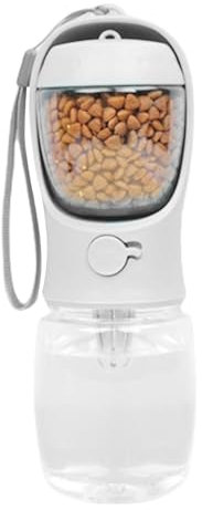 Taza de agua para perros | Vasos para beber al aire libre a prueba de fugas | Botella de agua portátil de viaje para mascotas con contenedor de alimentos para caminar, acampar, viajar, senderismo