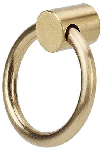 KIMISS 2 Stück Antike Messing-Schmuckschatullengriffe, Kleiderschrank-Türgriffe, Vintage-Möbelbeschläge für Küchenschrank, TV-Schrank, Weinschrank, Schrank, Schubladen