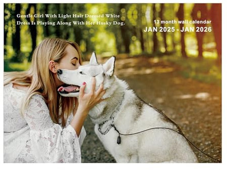 Welpenkalender 2025, Hundekalender – lustiger Welpen-Kalender 11 x 8 Zoll, niedlicher Hunde-Wandkalender, kreativer Familienkalender für Jugendliche, Hundeliebhaber, Plani