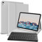 GKABXY Case with Keyboard for iPad Air 11 inch (M2/M3) 2025/2024, iPad Air 5th/4th Generation 10.9 2022/2020, soft TPU back with Pencil Holder, Backlit Detachable Folio Keyboard case, Gray