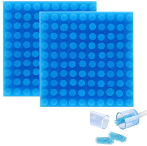 Nasensaugerfilter,Hygienefilter für Nasensaugvorrichtungen,Schaumstoffschwamm Nasensaugerfilter Zubehör,Nasensaugerzubehör,Schaumstoffschwamm,Ersatz Schwamm für Baby Nase Sauggerät 200 Stück Tokaneit