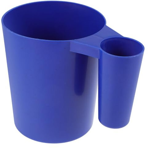 BEBEMOKO Cucharón De Limpieza De Piscina Mango Herramienta Plástica para Recoger Desechos y Químicos Utensilio Esencial para De