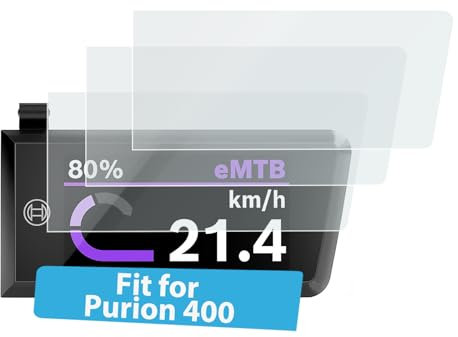 Besudo 3 pellicole protettive per display Bosch Purion 400 in vetro temperato – Purion 400 pellicola protettiva per display anti-acqua e graffi, durezza 9H, pellicola protettiva trasparente HD