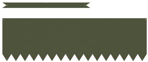 vidaXL Set de Bordures de Jardin Vert Olive 50 pièces Acier Durable pour extérieurs Bordures paysagères parfaites pour chemins et parterres Clôtures métalliques Éléments de déco Moderne