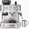 AffinityFurn Espresso Machine With Grinder and Milk Frother, 15 Bar Italian Style Pump, 2.3L Water Tank, Bean to Cup, Stainless Steel, for Latte Cappuccino (All-In-One Automatic Coffee Maker)​