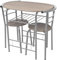 vidaXL Barset Bistroset Frühstückstisch Küchentisch Bartisch Barhocker Stühle