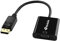Weduda DisplayPort to VGA Adapter, 1080P Full HD Gold-Plated DP to VGA Converter (Male to Female) Compatible for Lenovo, Dell, HP, ASUS