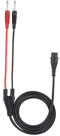 BNC Stecker auf Bananenstecker P1203 Koaxialkabel Oszilloskop Messleitung 120 cm + 8 Stück Silikon-Schutzkreise