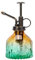 Ebristar Spritzflasche aus Glas, Vintage-Stil, Sukkulenten-Bewässerungsflasche mit oberer Pumpe, Kleiner Pflanzensprüher für drinnen und draußen, Zimmerpflanze – Grünbrauner Farbverlauf