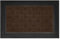 Albert Austin Large Non-Slip Washable Door Mat with Rubber Backed Shoes Scraper Absorbent Heavy Duty Dirt Trapper Kitchen Mat - Brown