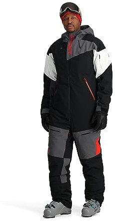 Spyder Herren Utility Ski Schneeanzug, Schwarz, Größe L