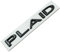 VeroCh 1 Stücke Auto Emblem Badge Aufkleber,Für Tesla Model 3 Model X Model S Model Y Plaid,ABS Boot Logo Badge Decoration Gift Sticker Wasserdicht Staubdicht Ersatzteile,D