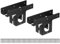 sourcing map 4pcs Corner Brackets, 3-Way T Brackets for 4 x 4 (Actual:3.5 Inch) Post Bracket for Patio Hardware Kit, Black
