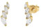 NOELANI Ohrstecker 925 Sterling Silber Damen Ohrschmuck, mit Zirkonia synth., 1,4 cm, Gold, Kommt in Schmuck Geschenk Box, 2036998
