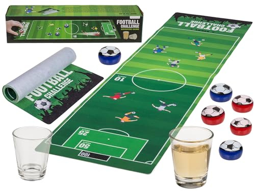 mucHome Tischtrinkspiele Gesellschaftsspiele Partyspiele Sommerspiele Feierspiele (Tisch-Fußball)