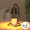 Starxing Kerzenwärmer Lampe mit 2 Bulbs, Dmmbare Duftlampe für Kerzen in Gläsern, Timer Candle Warmer mit Untersetzer, Geschenk für Heimdekoration