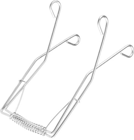Wectirc Roulade Clips,Stainless Steel Hook Shaped BBQ Tongs for Grilling | Strong Grip Steak Clamp, Kitchen Food Tongs, Barbecue Cooking Tools